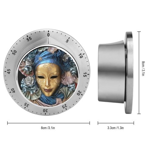 yanfind Timer Venice Italy Sculpture Statue Art Headgear Carving Stone Mythology 60 Minutes Mechanical Visual Timer