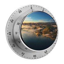 yanfind Timer Big Sur Mountains Clouds Daylight Sunny MacOS California 60 Minutes Mechanical Visual Timer