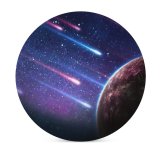 yanfind Ceramic Coasters (round) Space Planet Comet Galaxy Asteroids Colorful Family Game Intellectual Educational Game Jigsaw Puzzle Toy Set