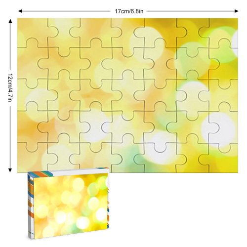 yanfind Picture Puzzle Abstract   Celebrate Golden Christmas Delight Excitement Festive Fun  Light Family Game Intellectual Educational Game Jigsaw Puzzle Toy Set