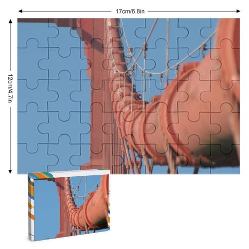 yanfind Picture Puzzle Golden Gate   Francisco California Usa Landmark Sky Architecture Iron Brick Family Game Intellectual Educational Game Jigsaw Puzzle Toy Set