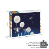 yanfind Picture Puzzle Dandelion Seeds Butterflies Plant Flowers Family Game Intellectual Educational Game Jigsaw Puzzle Toy Set