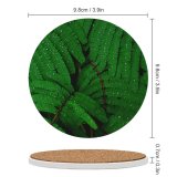 yanfind Ceramic Coasters (round) Luca Bravo Plant Leaves Branches  Droplets Dew Drops Family Game Intellectual Educational Game Jigsaw Puzzle Toy Set