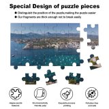yanfind Picture Puzzle Structure Sea Bay Harbor Heritage Destinations Architecture Town Mediterranean Travel Tourist High Family Game Intellectual Educational Game Jigsaw Puzzle Toy Set