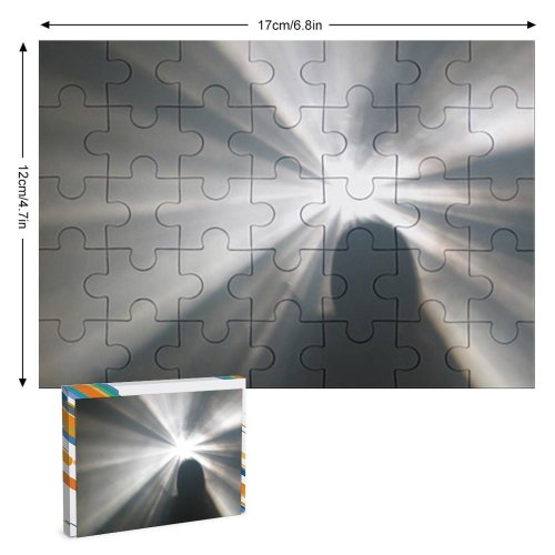 yanfind Picture Puzzle Disco Light Dance Flower Rave Spot Sky Atmospheric   Sunlight Atmosphere Family Game Intellectual Educational Game Jigsaw Puzzle Toy Set
