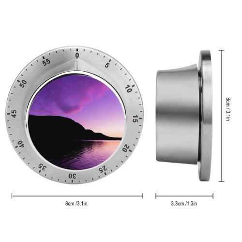 yanfind Timer B Lake District National Park United  England Purple Sky Silhouette 60 Minutes Mechanical Visual Timer