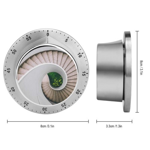 yanfind Timer Dan Freeman Architecture Spiral Staircase 60 Minutes Mechanical Visual Timer