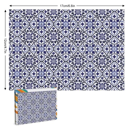 yanfind Picture Puzzle Spanish Portuguese Arabic Flooring Mexican Seamless Ceramics Flower Retro  Moroccan Tradition Family Game Intellectual Educational Game Jigsaw Puzzle Toy Set