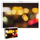 yanfind Picture Puzzle Bokeh Abstract Texture Backdrop Textural  Blurs Blurred Blurriness Circles Circular Round Family Game Intellectual Educational Game Jigsaw Puzzle Toy Set