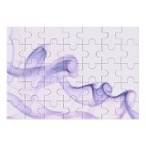 yanfind Picture Puzzle Purple Abstract  Aroma Art Curve Dynamic Elegant Flow form Incense Magic Family Game Intellectual Educational Game Jigsaw Puzzle Toy Set