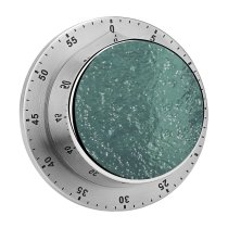 yanfind Timer  Bubble Texture Clean  Aqua Turquoise  Azure Wave Sea 60 Minutes Mechanical Visual Timer