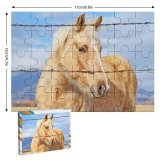 yanfind Picture Puzzle Horse Fence Portrait Bokeh Family Game Intellectual Educational Game Jigsaw Puzzle Toy Set