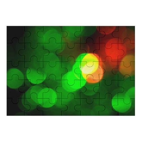 yanfind Picture Puzzle Bokeh Abstract Ball   Celebrate  Christmas Delight Excitement Festive Fireworks Family Game Intellectual Educational Game Jigsaw Puzzle Toy Set