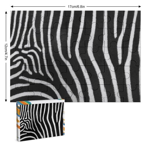 yanfind Picture Puzzle Zebra Stripes Skin Fur Texture Wildlife Terrestrial Snout Design Safari Family Game Intellectual Educational Game Jigsaw Puzzle Toy Set