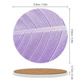 yanfind Ceramic Coasters (round) Waterdrop Leaf Summer Abstract Art Artistic Magenta  Season Fall Spring Winter Family Game Intellectual Educational Game Jigsaw Puzzle Toy Set