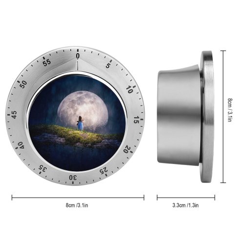 yanfind Timer Thiago Garcia Fantasy Cute Girl Adorable  Surreal Alone 60 Minutes Mechanical Visual Timer