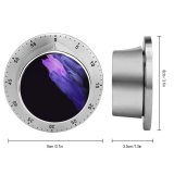 yanfind Timer Abstract Galaxy S AMOLED Particles Purple 60 Minutes Mechanical Visual Timer