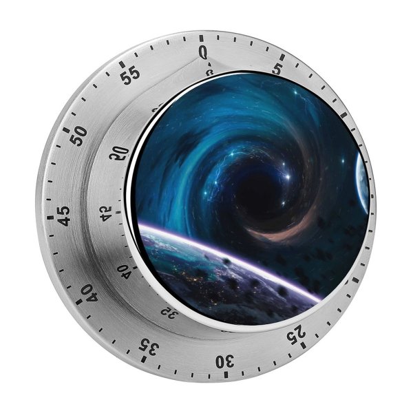 yanfind Timer Vadim Sadovski Space Hole Planets Horizon Asteroids  Spirals  Purple 60 Minutes Mechanical Visual Timer