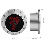 yanfind Timer Daniel Olah Flowers Dark Roses Flower Bouquet 60 Minutes Mechanical Visual Timer