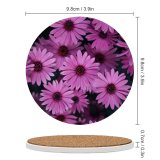 yanfind Ceramic Coasters (round) Yousef Espanioly Flowers Daisies Spring  Bloom Closeup Floral Beautiful Family Game Intellectual Educational Game Jigsaw Puzzle Toy Set