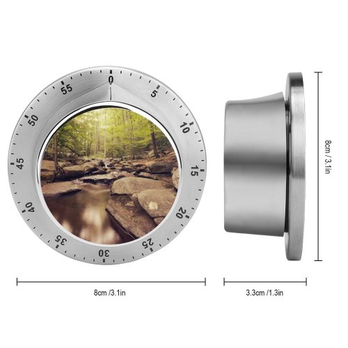 yanfind Timer Forest Trees Woods  Greenery Rocks Scenic Landscape Exposure 60 Minutes Mechanical Visual Timer