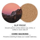 yanfind Ceramic Coasters (round) Luca Bravo Giau Pass Mountains Dolomites Sunset Dusk Golden Hour Italy Family Game Intellectual Educational Game Jigsaw Puzzle Toy Set