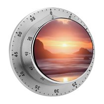 yanfind Timer Jordan Steranka Beach Sunset Sunlight Rocks Exposure Reflection Dawn 60 Minutes Mechanical Visual Timer