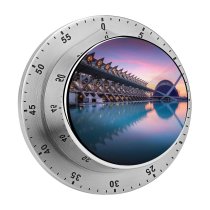 yanfind Timer William Warby City Sciences Valencia Spain Sunrise Pool Reflection Architecture 60 Minutes Mechanical Visual Timer