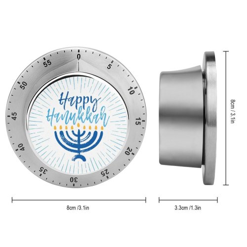yanfind Timer Menorah  Israel Craft Painterly Tradition Hanukkah Traditional Judaism Festival Freshness 60 Minutes Mechanical Visual Timer