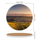 yanfind Ceramic Coasters (round) Enviromental Images Engine Mölsheim Renewable Landscape  Enviroment Agriculture Wine Energy Wind Family Game Intellectual Educational Game Jigsaw Puzzle Toy Set