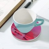 yanfind Ceramic Coasters (round) Love Love Hearts Hearts Bokeh Alone Family Game Intellectual Educational Game Jigsaw Puzzle Toy Set