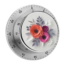 yanfind Timer Scrapbooking Blooming Decor Topper Wedding Depth Cake Flowers Festive Summer Mothers Beautiful 60 Minutes Mechanical Visual Timer