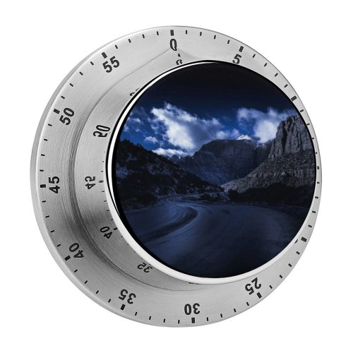 yanfind Timer Daniel Olah Zion National Park Road Night Rocks Dark 60 Minutes Mechanical Visual Timer