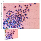 yanfind Picture Puzzle Drz Butterfly Wall Decoration Colorful Beautiful Family Game Intellectual Educational Game Jigsaw Puzzle Toy Set