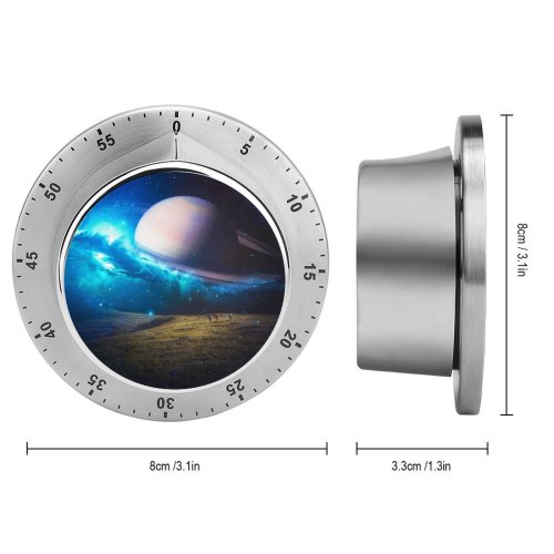 yanfind Timer Thiago Garcia Fantasy Exploring Saturn Planet Surreal Time Travel Space 60 Minutes Mechanical Visual Timer