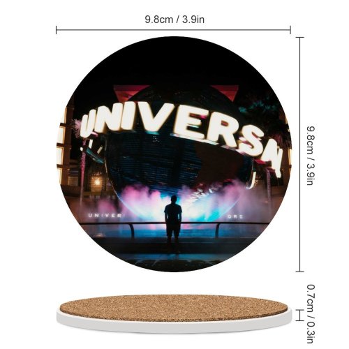 yanfind Ceramic Coasters (round) Universal Images Night Mist Word Globe Singapore Outdoors Fountain Urban Stock Free Family Game Intellectual Educational Game Jigsaw Puzzle Toy Set