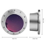 yanfind Timer Love Kissing Couple Silhouette Starry Sky Romantic Lovers Pair 60 Minutes Mechanical Visual Timer