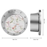 yanfind Timer Abstract Popular Leafs Tropics Brush Colorful Seamless Flowers Orchid Summer Vintage Trend 60 Minutes Mechanical Visual Timer