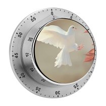 yanfind Timer Anja  Leaves Flying Bird Feathers  Plumage Branch 60 Minutes Mechanical Visual Timer