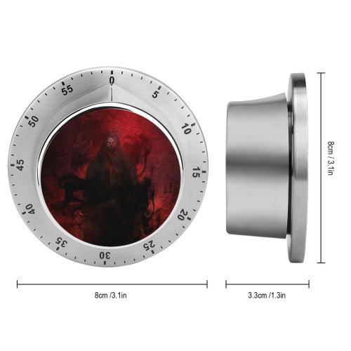 yanfind Timer Shredder Graphics CGI Hell Demon Scary Frightening 60 Minutes Mechanical Visual Timer