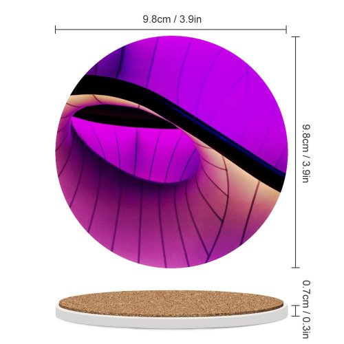 yanfind Ceramic Coasters (round) Mimi Garcia Architecture Science  Architecture London England Neon Purple Family Game Intellectual Educational Game Jigsaw Puzzle Toy Set