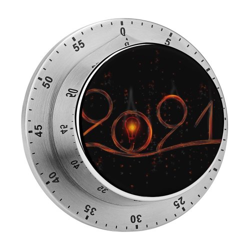 yanfind Timer Dark Celebrations Year Happy Fire 60 Minutes Mechanical Visual Timer
