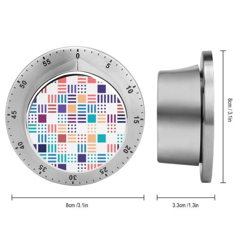 yanfind Timer  Tribal Carpet Cultures Boho Indian Decor Embroidery Tile Ideas Home Flag 60 Minutes Mechanical Visual Timer