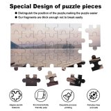 yanfind Picture Puzzle Dinghy Lake Slovenia Castle Bled Sky Atmospheric Morning District Calm Loch Cloud Family Game Intellectual Educational Game Jigsaw Puzzle Toy Set