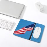 yanfind The Mouse Pad Blur Honor Freedom Liberty Spangled Independence Usa Stripe Administration Hanging Memorial States Pattern Design Stitched Edges Suitable for home office game