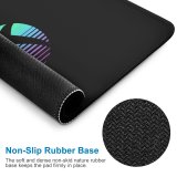 yanfind The Mouse Pad Michael Gillett Technology Black Dark Minimal Xbox AMOLED Gradient Pattern Design Stitched Edges Suitable for home office game