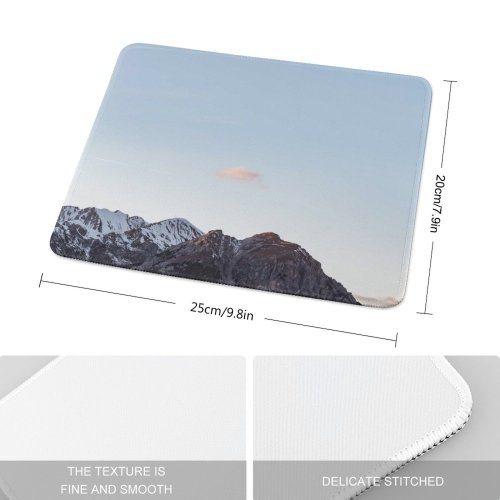 yanfind The Mouse Pad Abies Range Tree Mountain Plant Fir Ice PNG Outdoors Wallpapers Images Pattern Design Stitched Edges Suitable for home office game