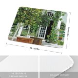 yanfind The Mouse Pad Building Farm Plant Architecture Tree Architecture Classic Botany Vineyard Farmhouse Home Garden Pattern Design Stitched Edges Suitable for home office game