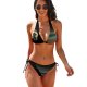 yanfind Bikini Dorothe Love Couple Lovers Romantic Silhouette Moon Kissing Women's Sexy Backless Swimwear Two Piece Summer