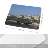 yanfind The Mouse Pad Bridge Subway Bridge Waterway River Paris Arch River Metro Underground Architecture Sky Pattern Design Stitched Edges Suitable for home office game